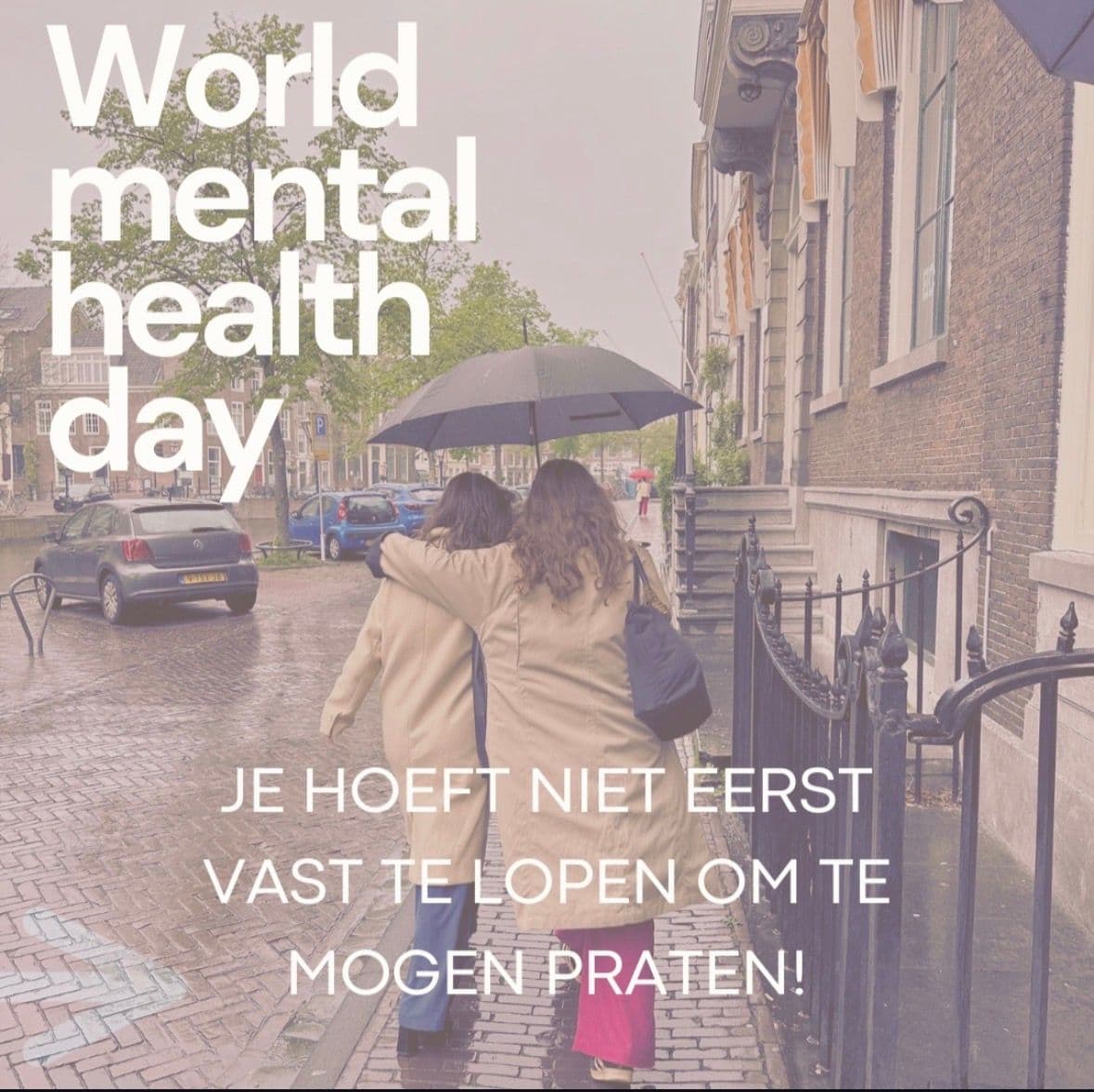 Je hoeft niet eerst vast te lopen om te mogen praten.