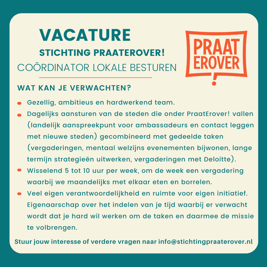 vacature coordinator lokale besturen